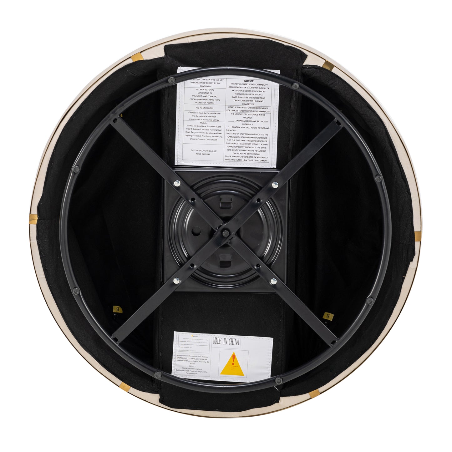 360 Degree Swivel Velvet Accent Chair, Barrel Chair Over-Sized Soft Chair with Seat Cushion, Beige