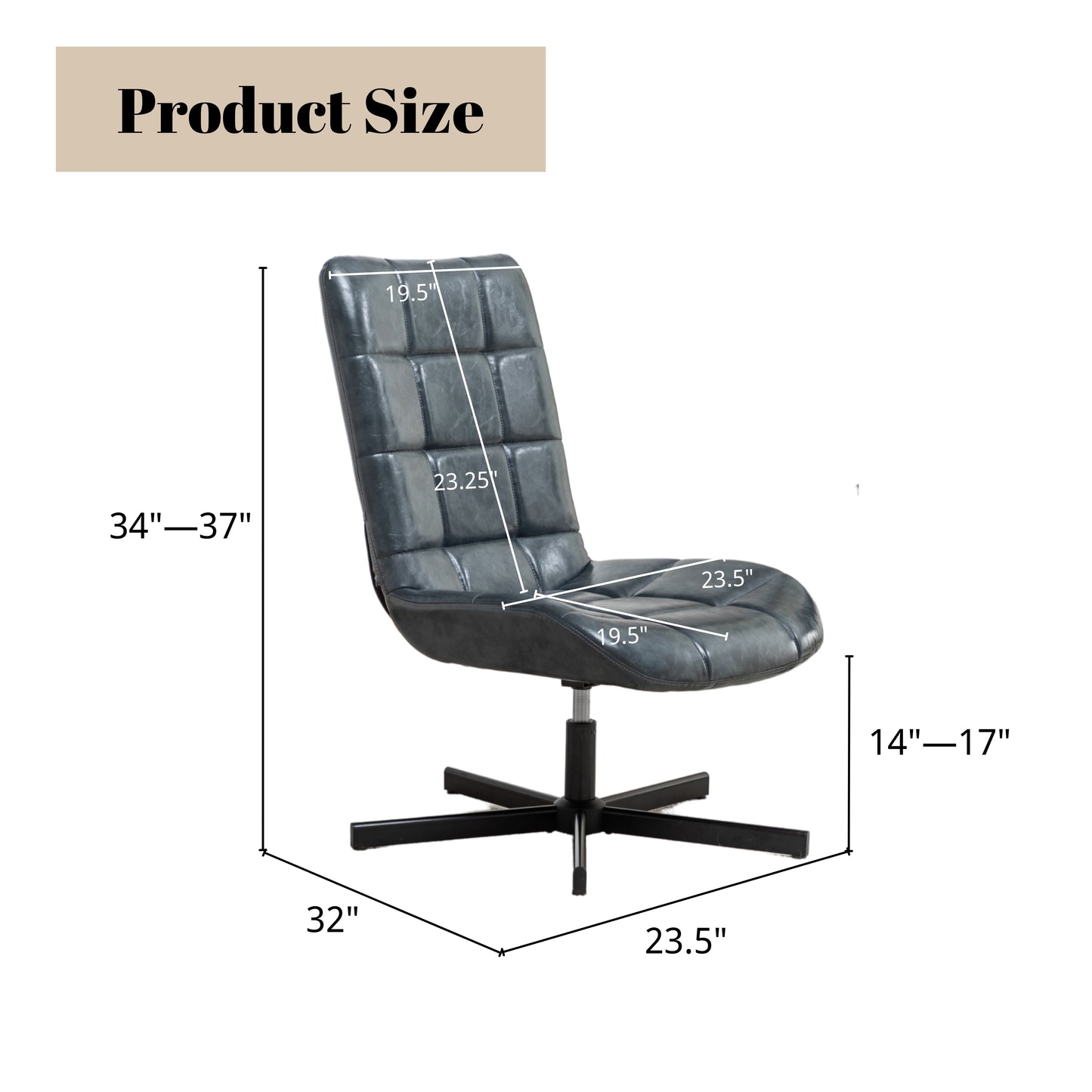 Roundhill Furniture Arlena 2-Piece Seating Set, Faux Leather Tufted Accent Chair and Ottoman