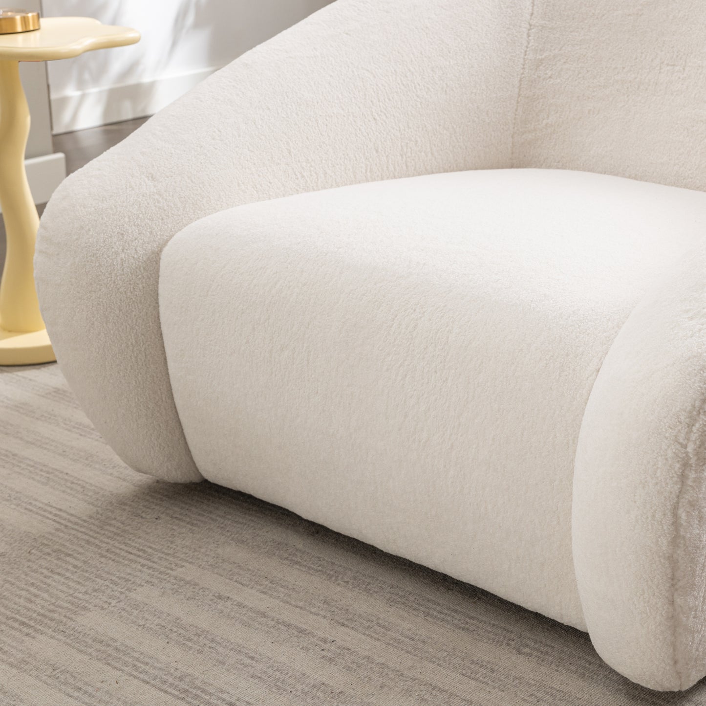 Roundhill Furniture Luzern Modern Upholstered Accent Chair, 360° Swivel