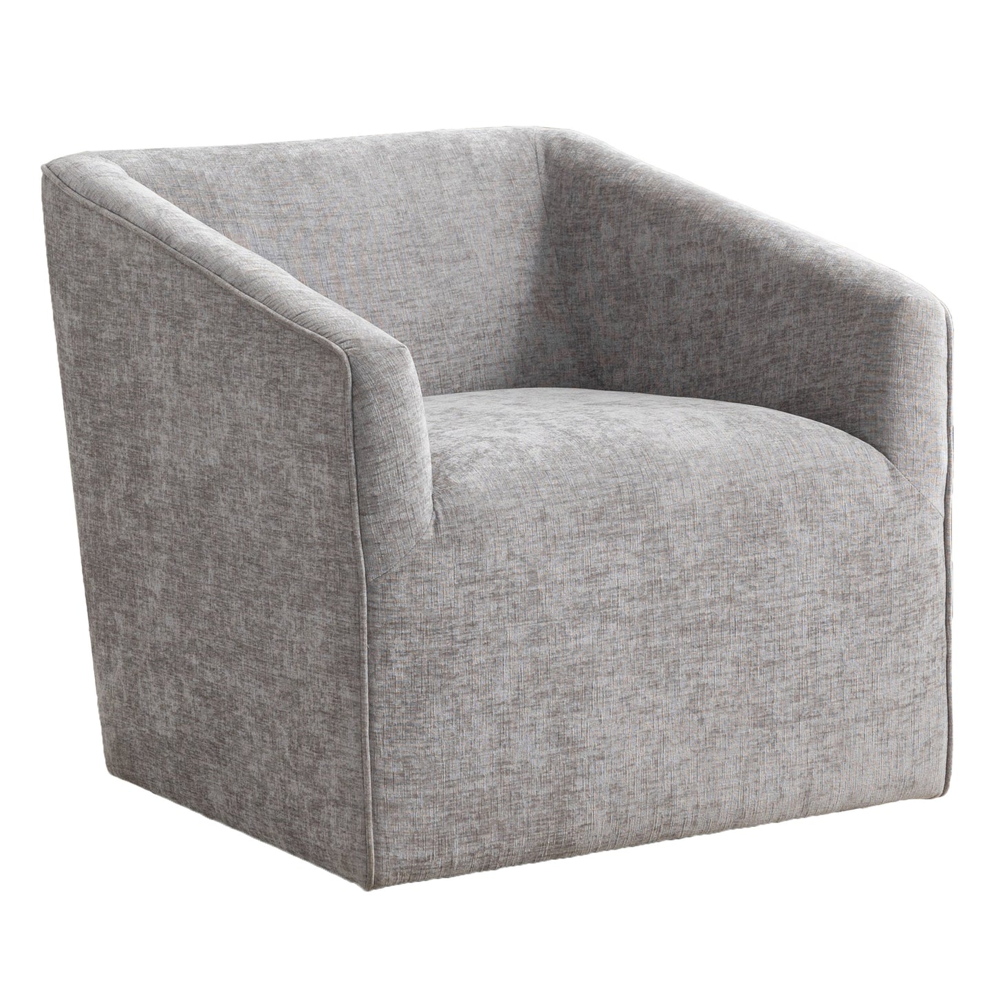 Roundhill Furniture Nice Modern Upholstered 360° Swivel Barrel Armchair
