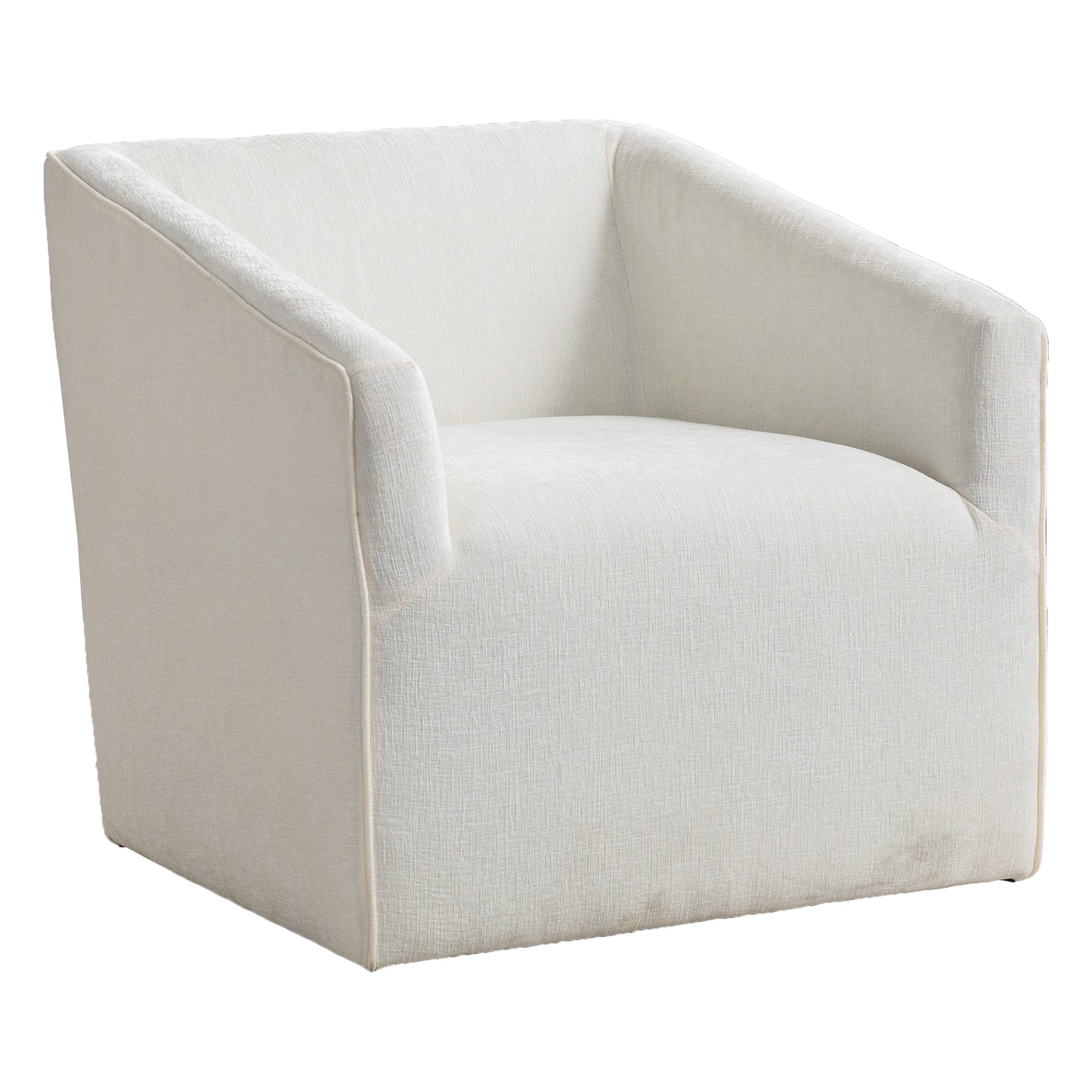 Roundhill Furniture Nice Modern Upholstered 360° Swivel Barrel Armchair