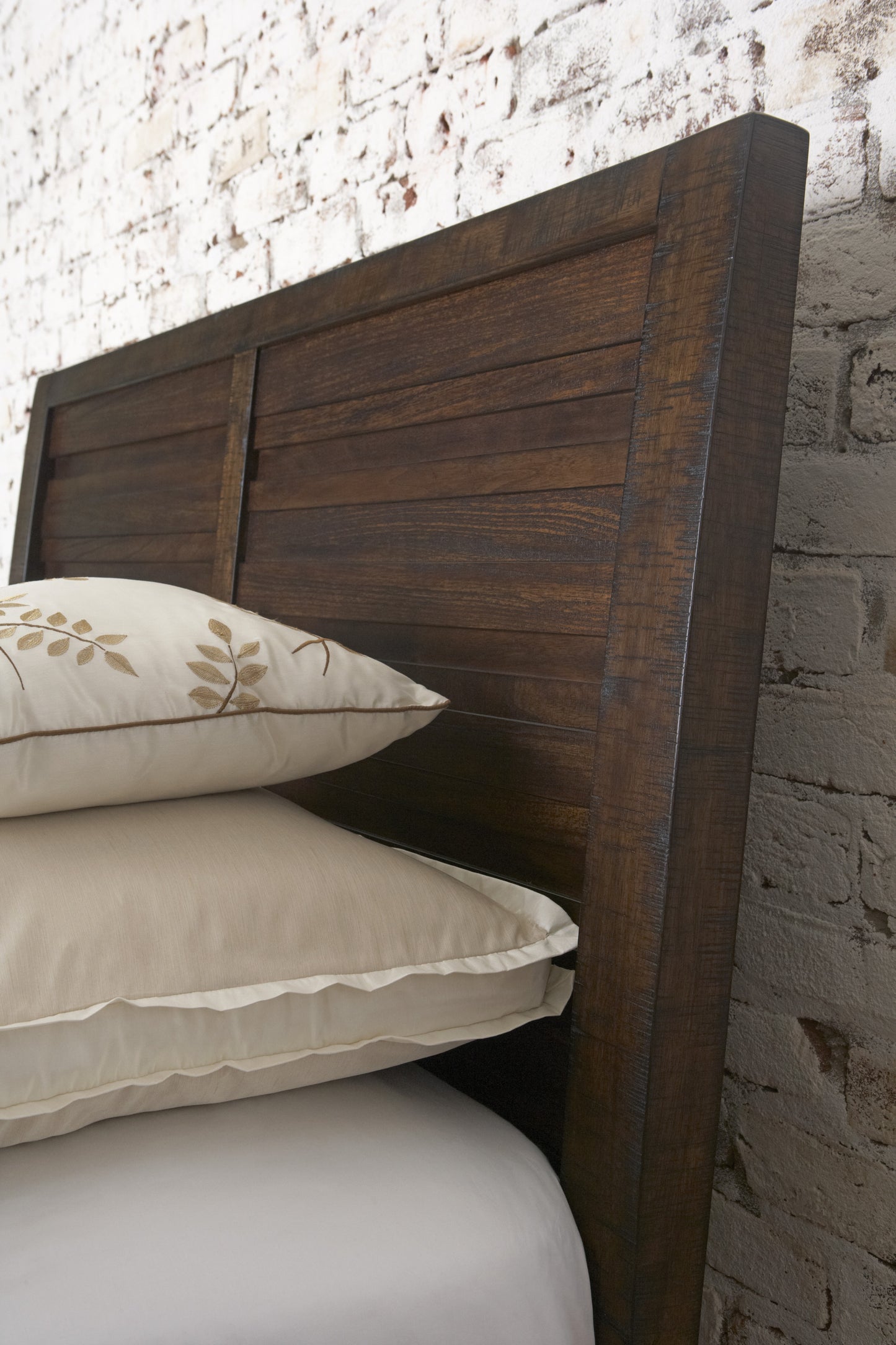 Sedona Transitional Wood Panel Bed, Espresso Finish