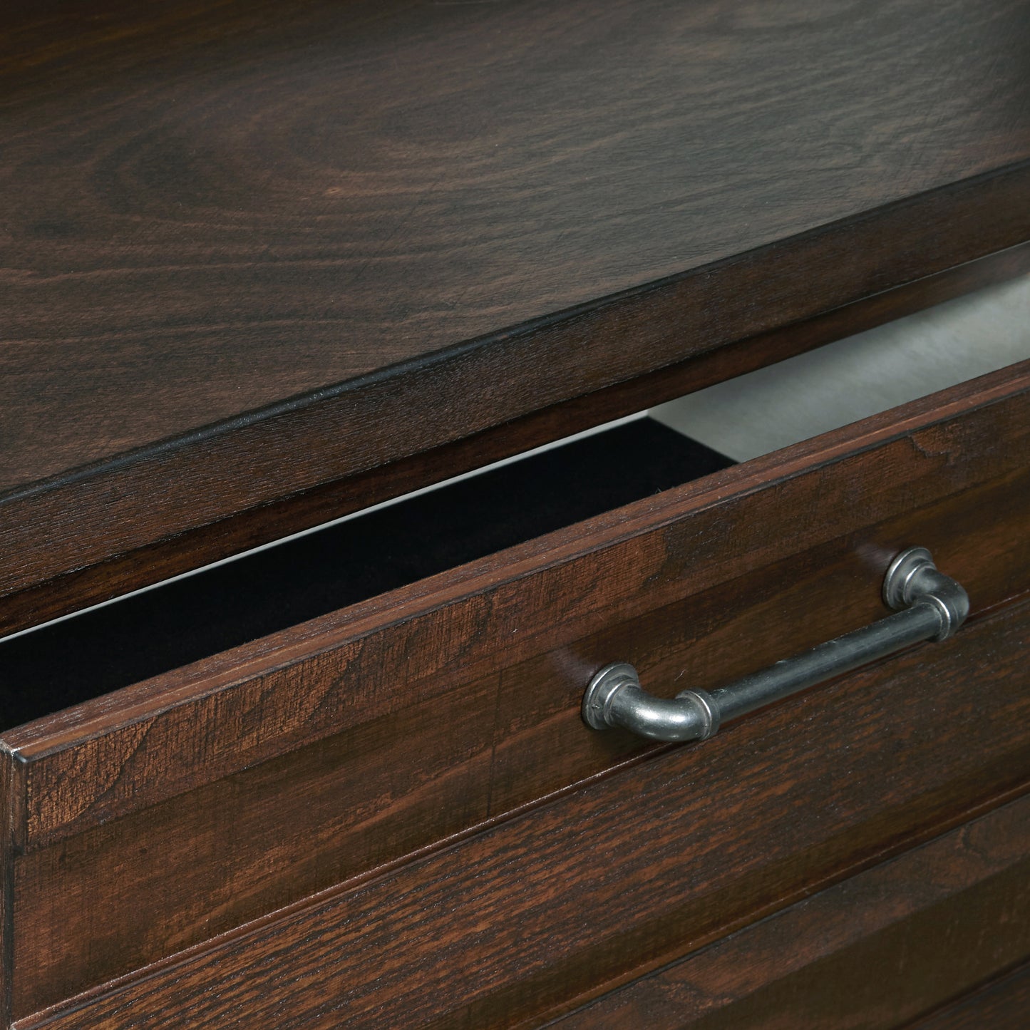 Sedona Transitional Wood Drawer Nightstand in Espresso