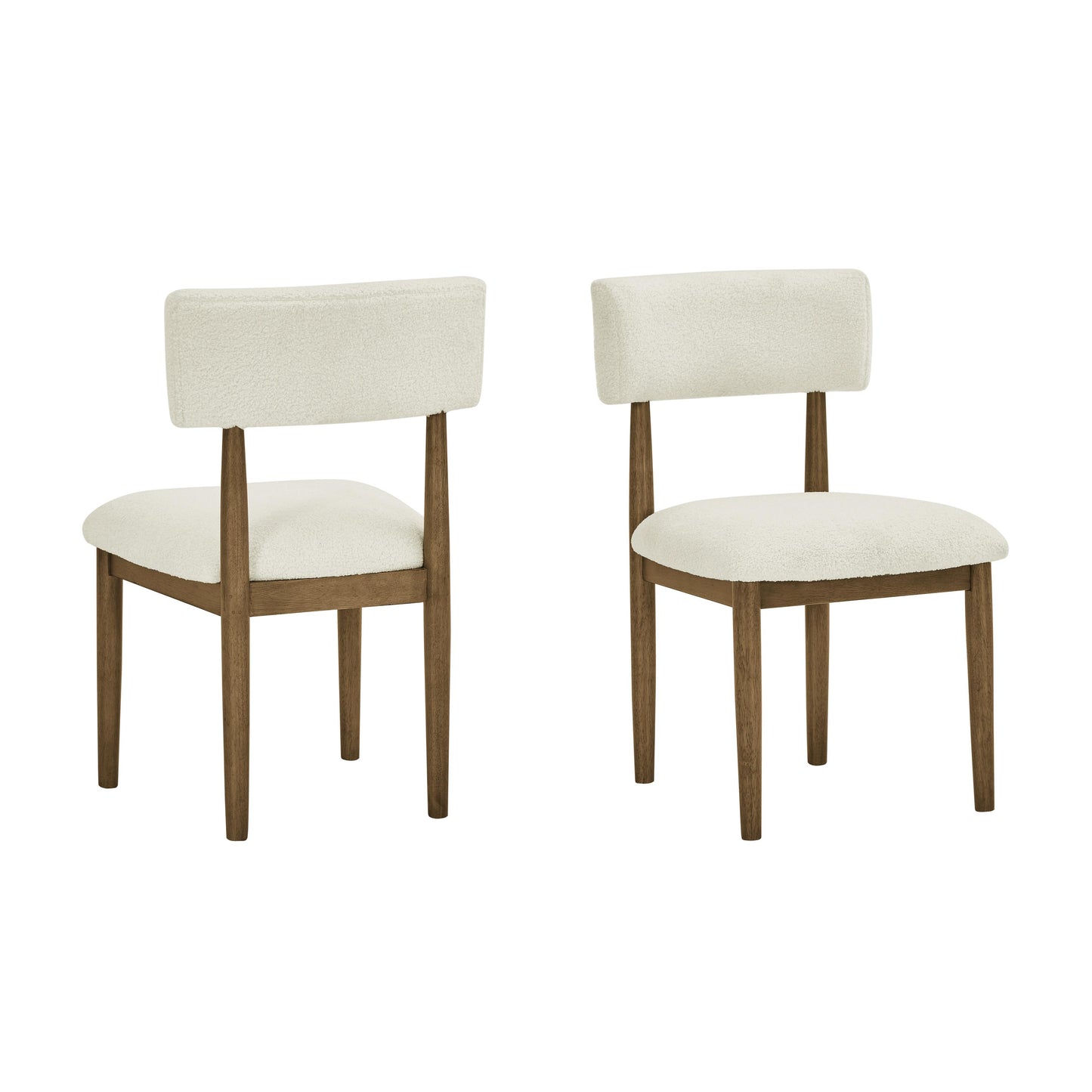 Ellis Boucle Upholstered Dining Chairs, Set of 2