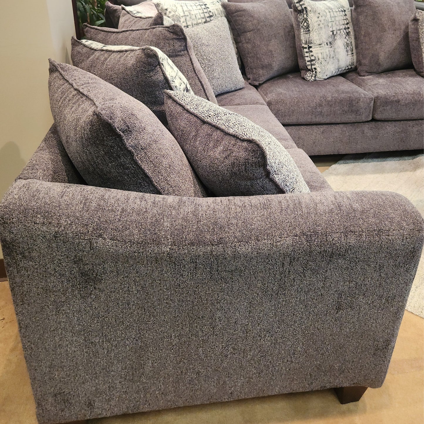 Davoz Upholstered Stationary Sofa, Tori Slate