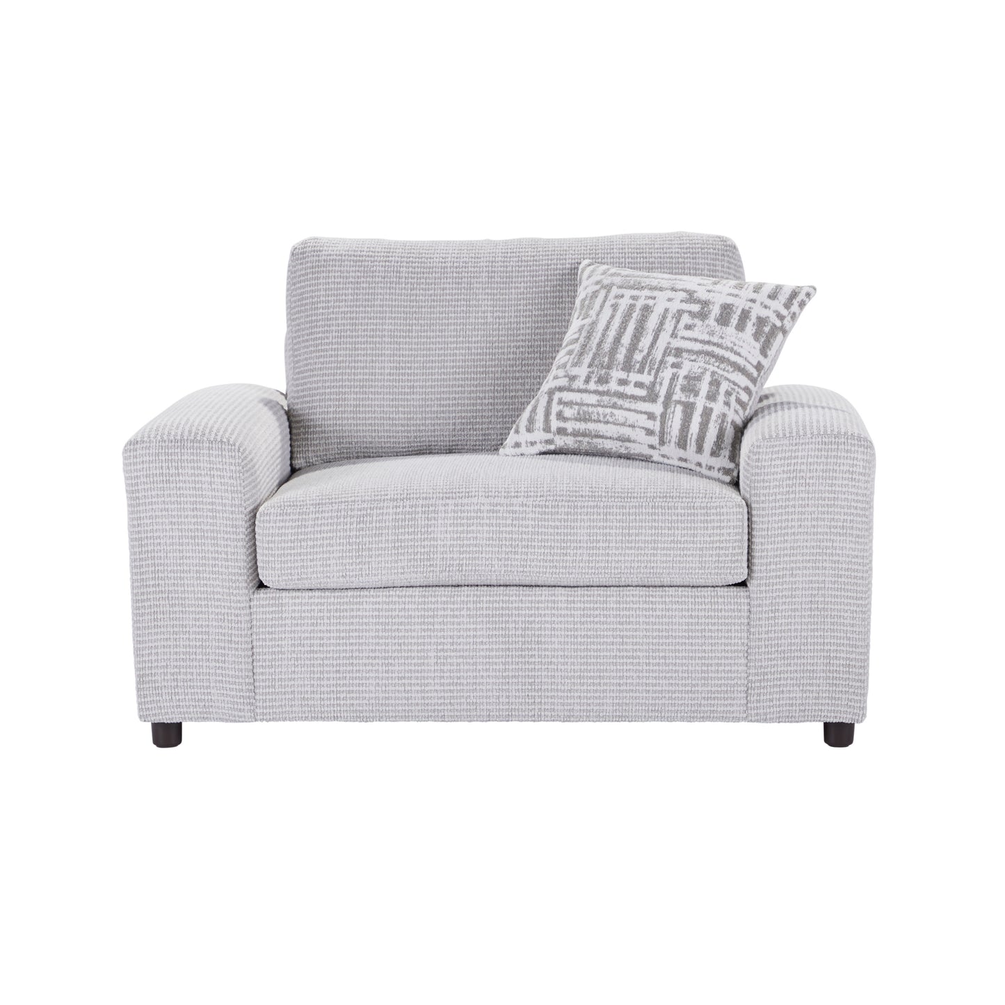 Roundhill Furniture Lancelot Upholstered Stationary Cuddle Chair