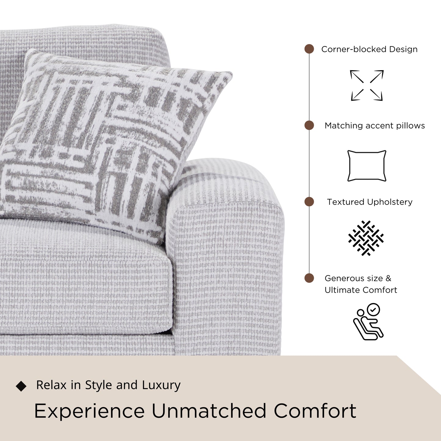 Roundhill Furniture Lancelot Living Room Collection
