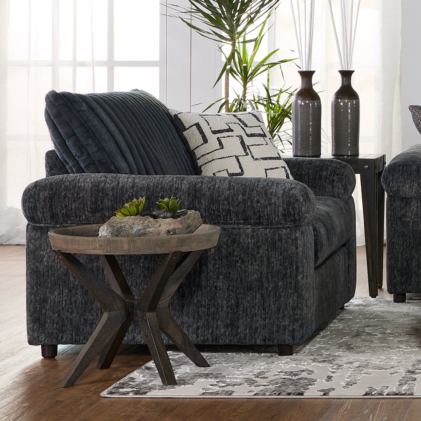 Roundhill Furniture Nason Wide Wale Corduroy Cuddle Chair