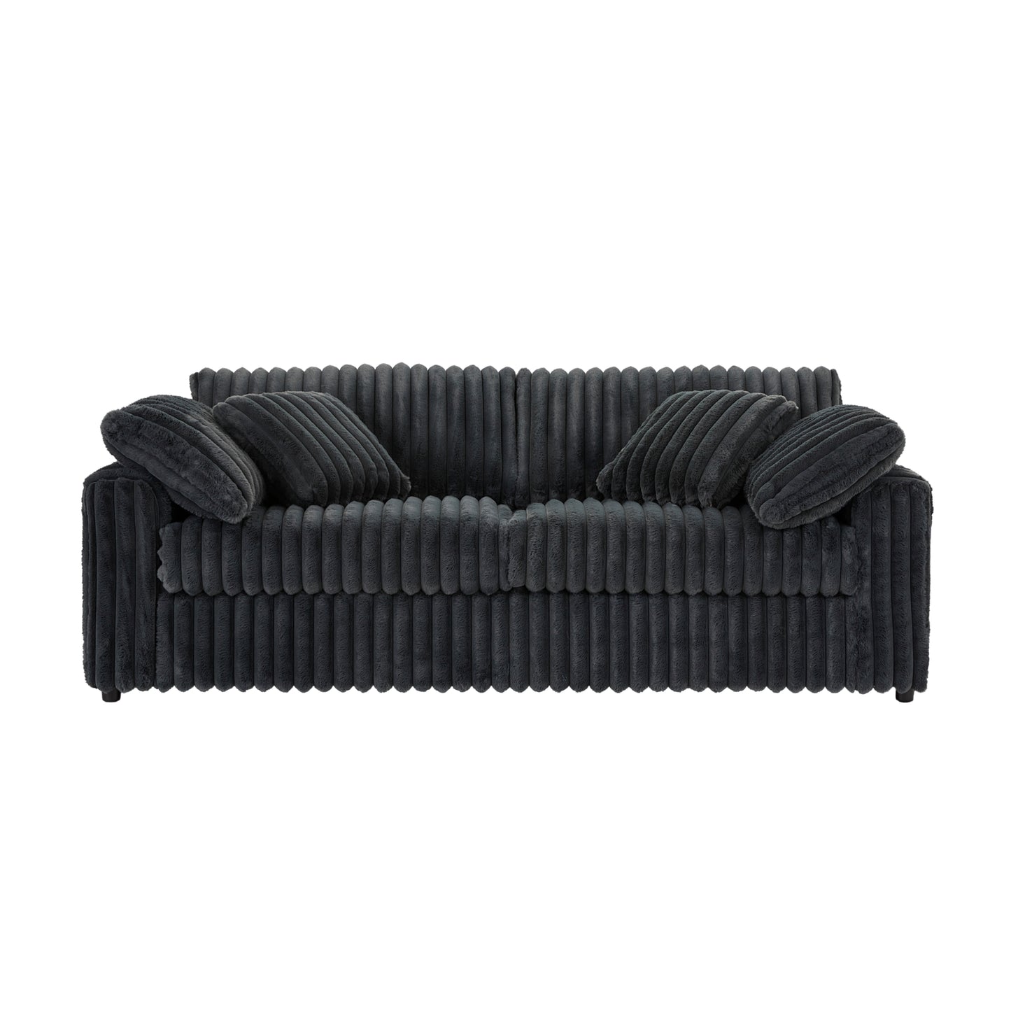 Roundhill Furniture Belvoir Upholstered Stationary Sofa