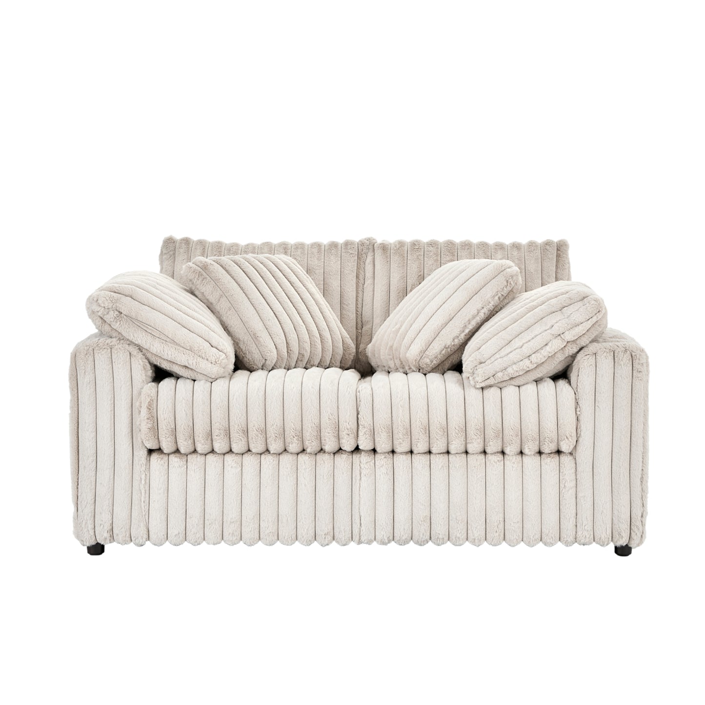 Roundhill Furniture Belvoir Upholstered Stationary Loveseat