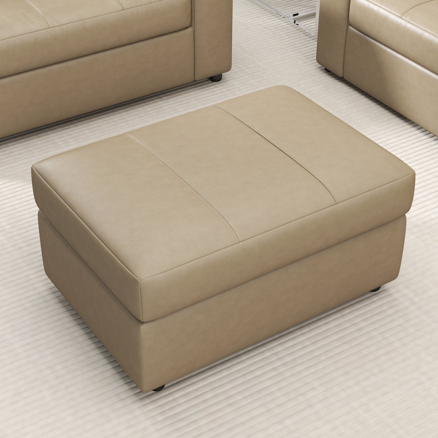 Roundhill Furniture Sakan Leather Upholstered Living Room Collection
