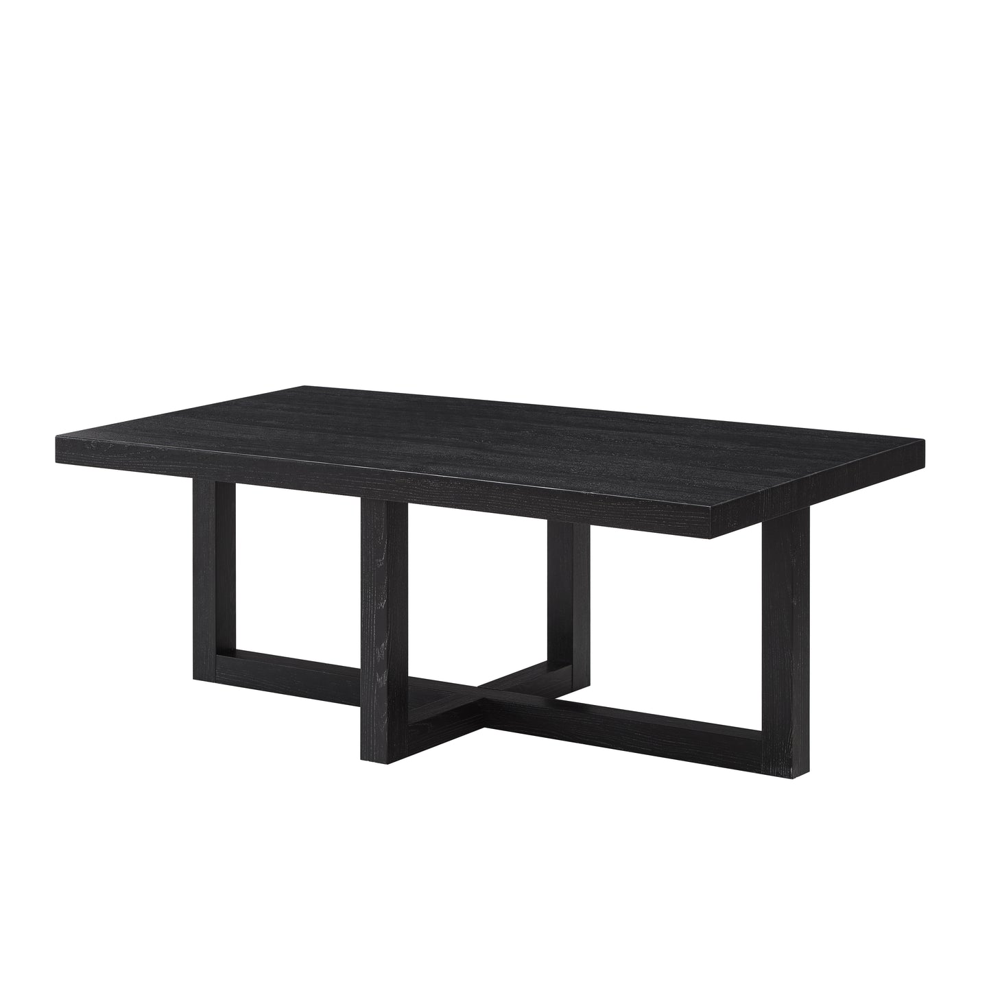 Roundhill Furniture Luno 3-Piece Coffee Table Set, Coffee Table and Two End Tables