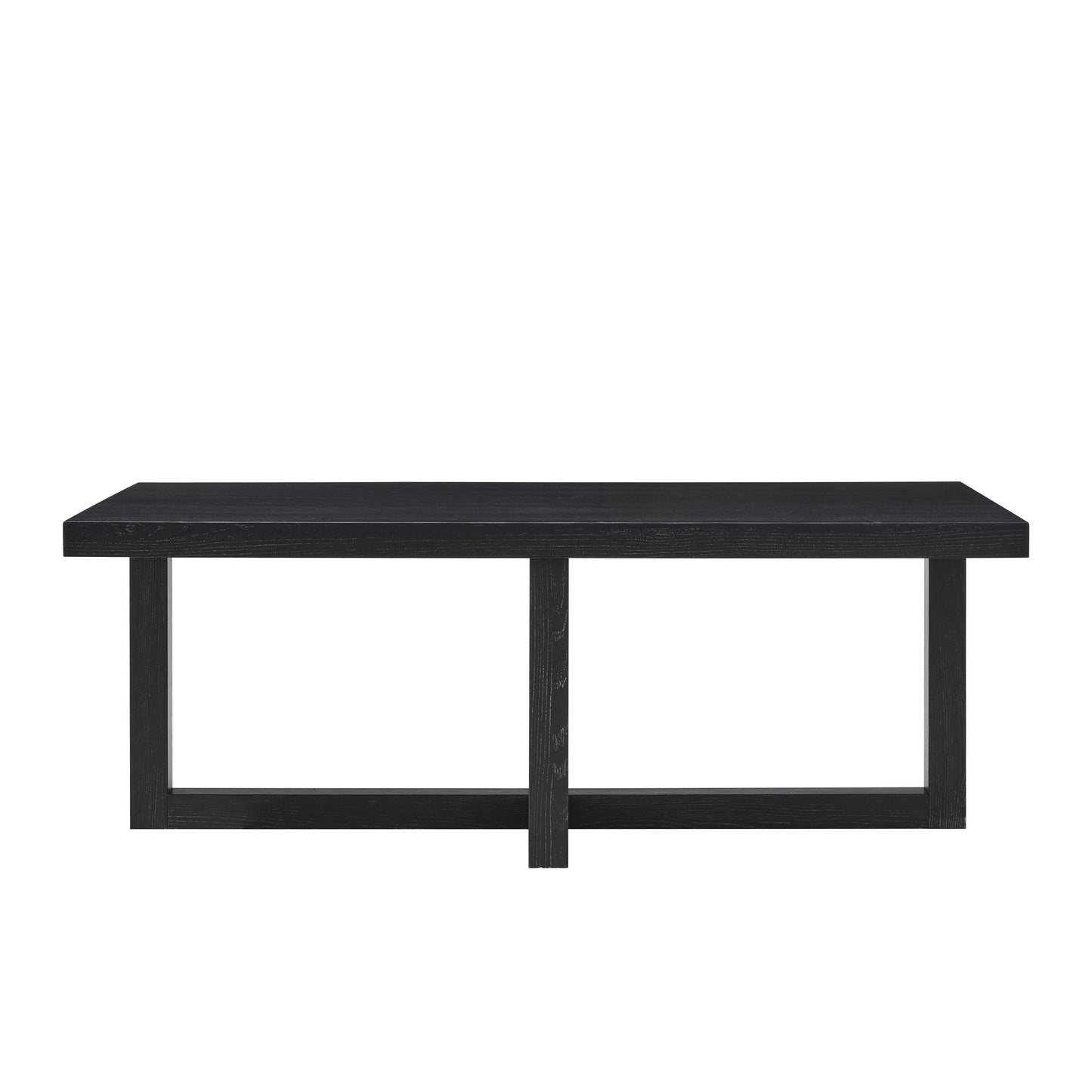 Roundhill Furniture Luno 3-Piece Coffee Table Set, Coffee Table and Two End Tables