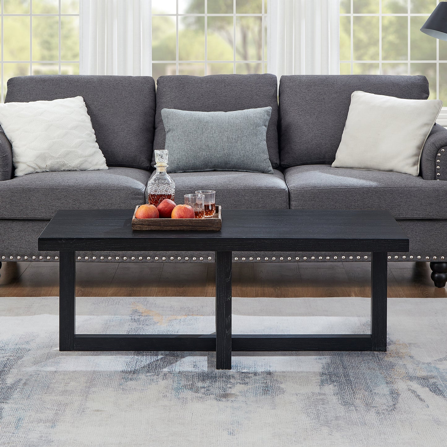 Roundhill Furniture Luno Contemporary Coffee Table