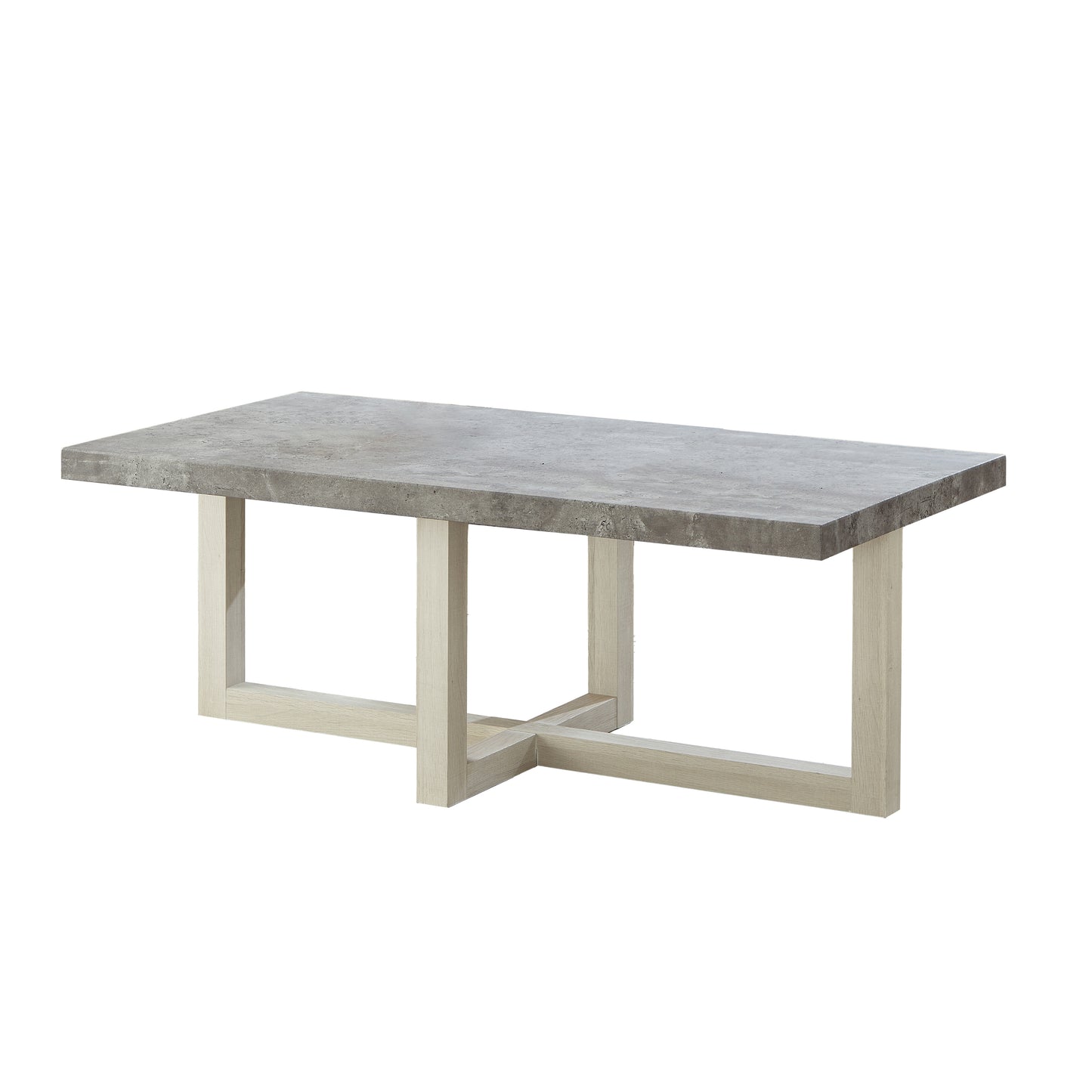 Roundhill Furniture Luno 3-Piece Coffee Table Set, Coffee Table and Two End Tables