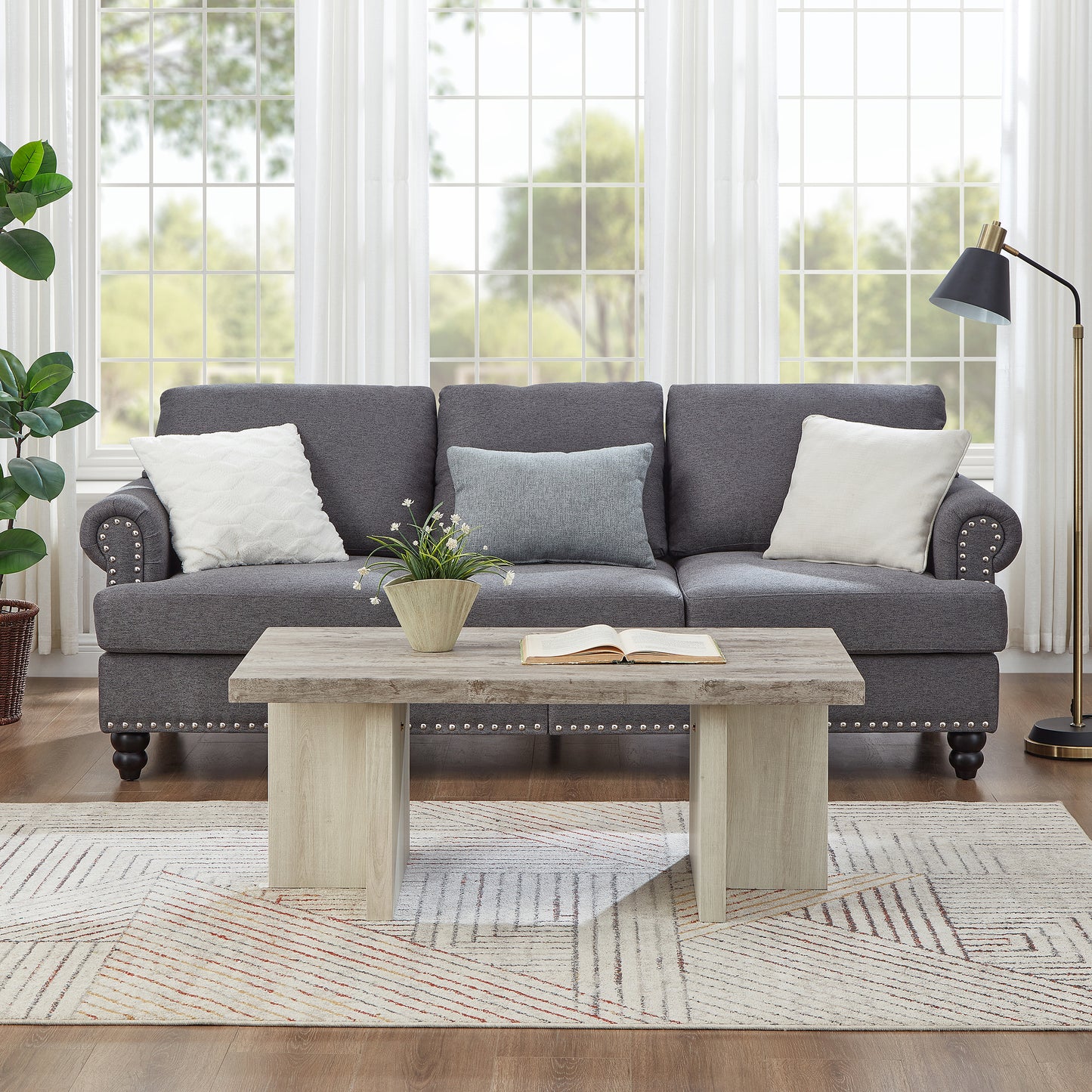 Roundhill Furniture Mchome Contemporary Coffee Table