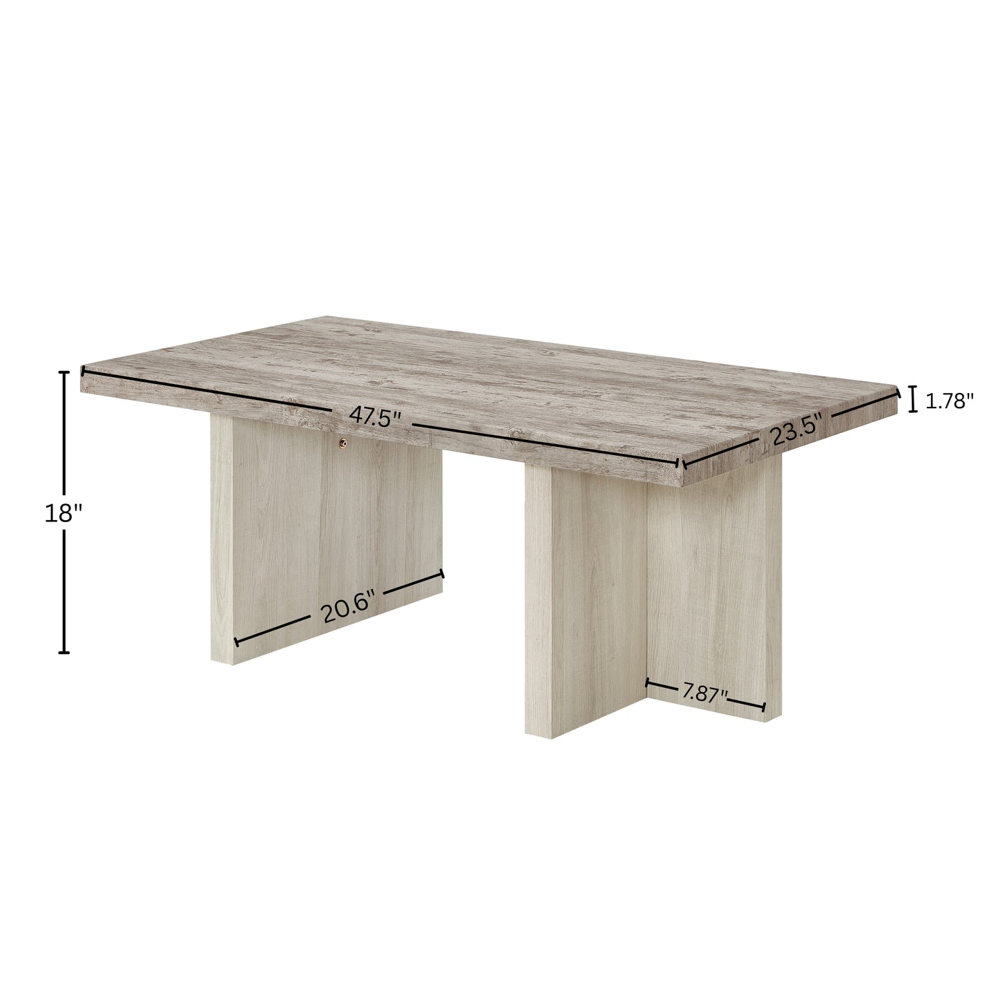 Roundhill Furniture Mchome Contemporary Coffee Table