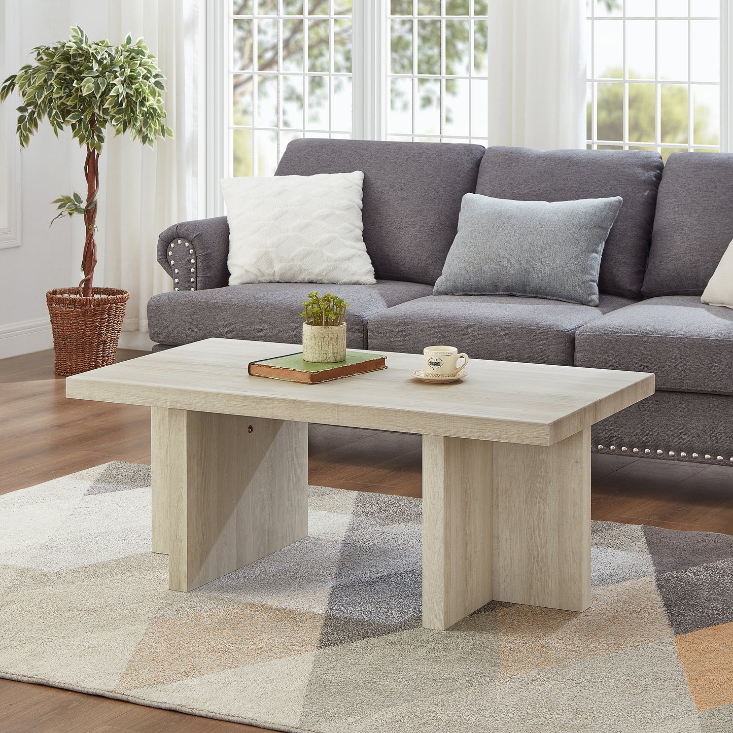 Roundhill Furniture Mchome Contemporary Coffee Table