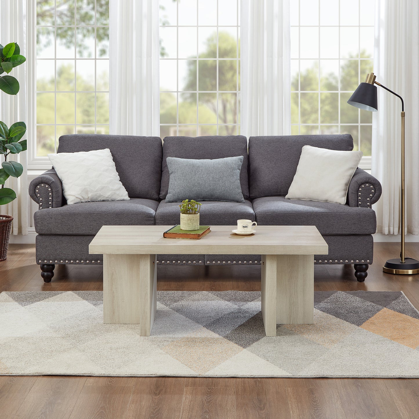 Roundhill Furniture Mchome Contemporary Coffee Table