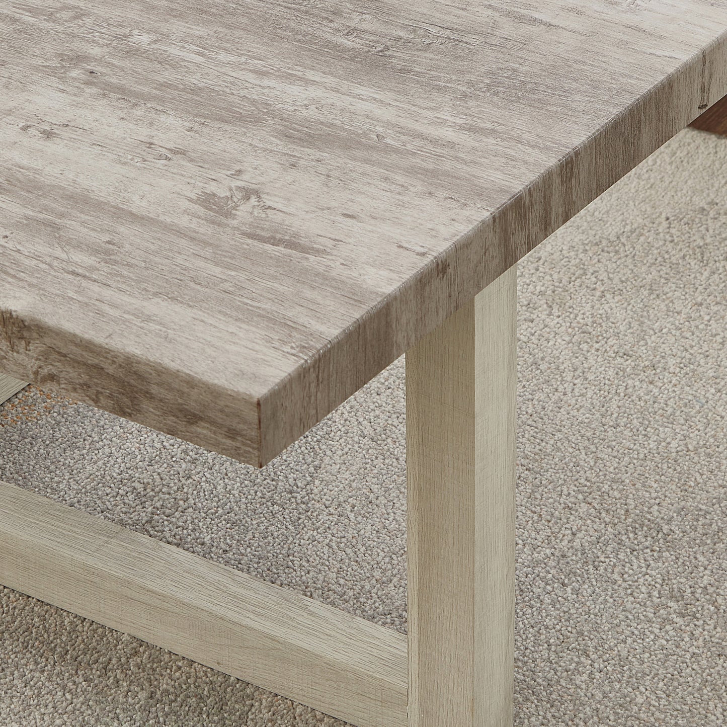 Roundhill Furniture Luno Contemporary End Table