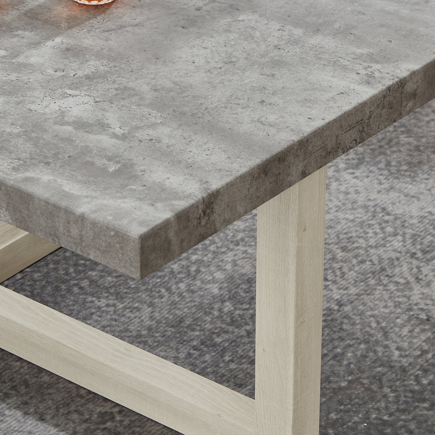 Roundhill Furniture Luno Contemporary End Table