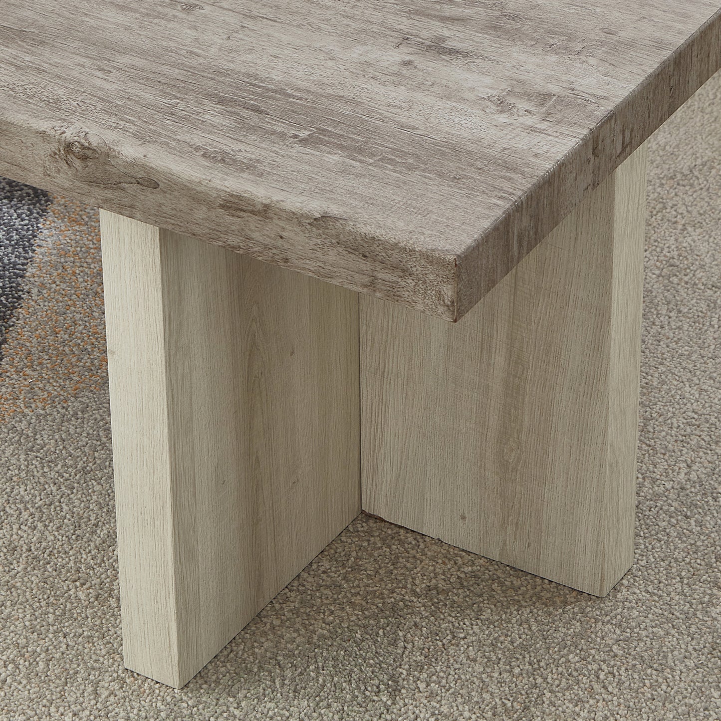 Roundhill Furniture Mchome Square End Table, Nightstand