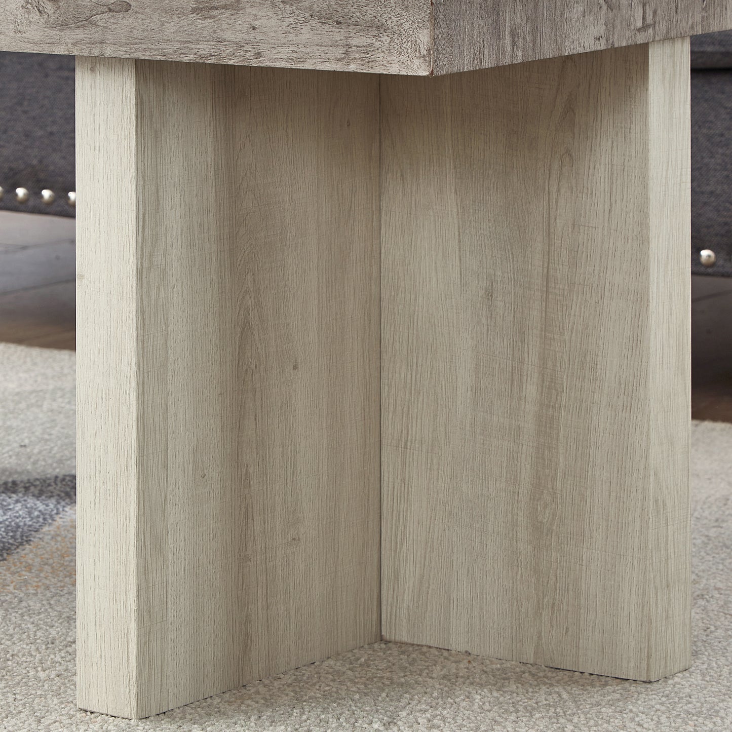 Roundhill Furniture Mchome Square End Table, Nightstand