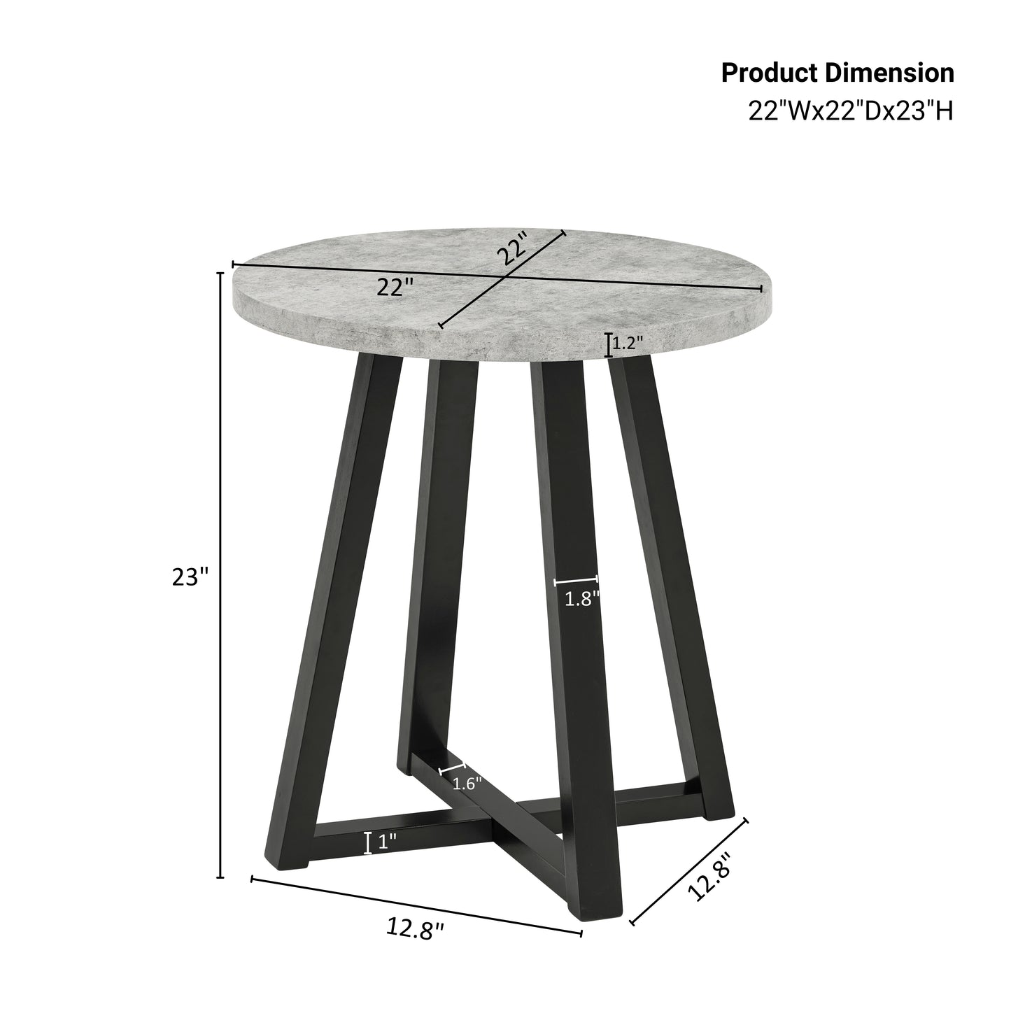 Roundhill Furniture Modern Harmony 3-Piece Wood Oval Coffee Table Set