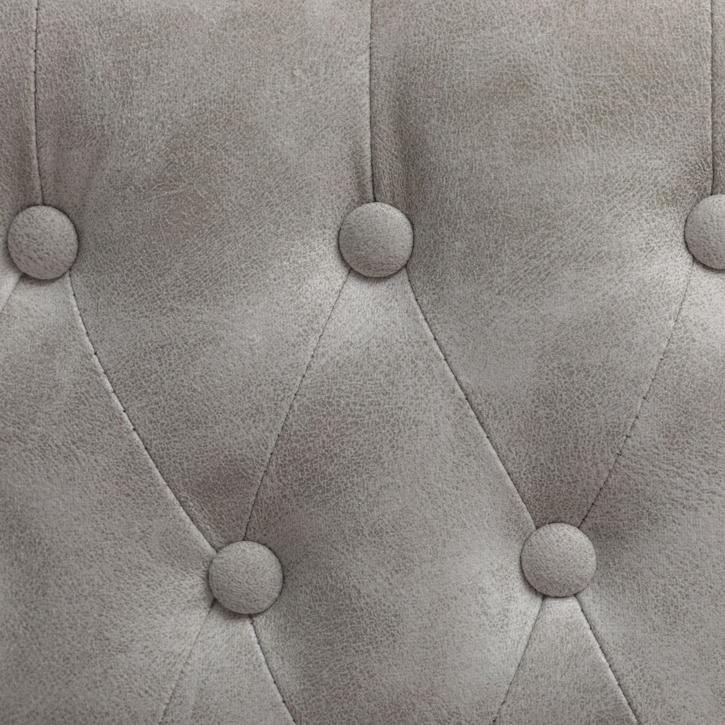 Roundhill Furniture Nevis Mid-century Modern Faux Leather Tufted Nailhead Trim Barstools, Set of 2