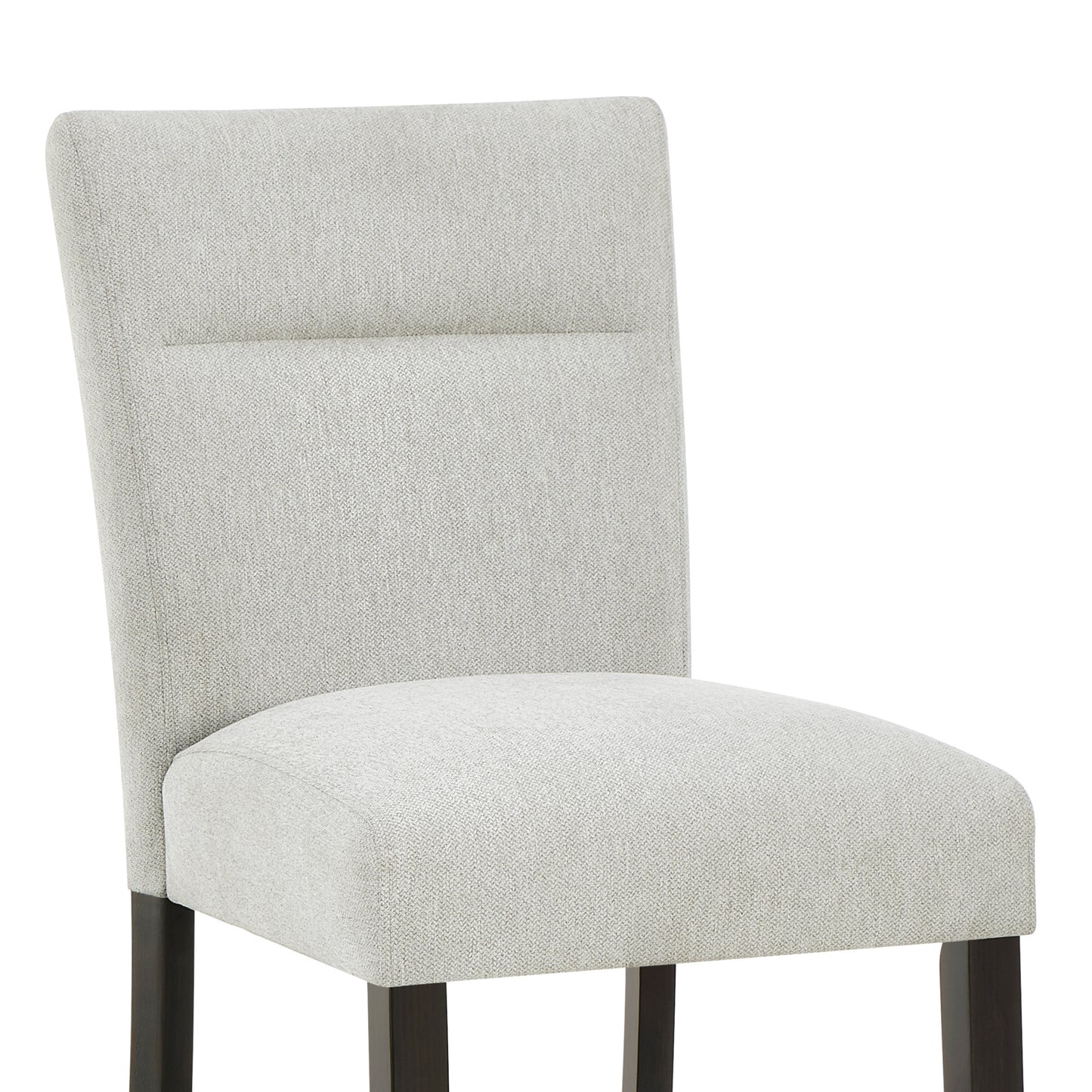 Roundhill Furniture Cavira Modern Upholstered Counter Height Stools, Set of 2, Gray