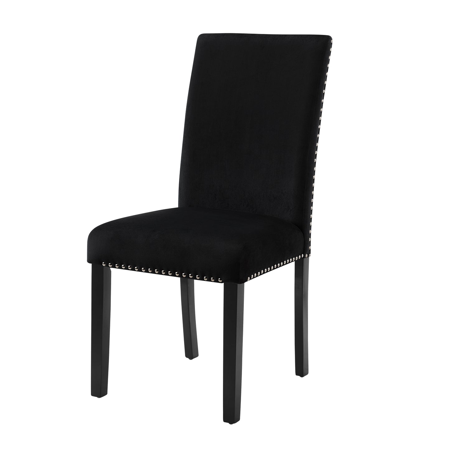 Vanzo Contemporary 5-Piece Dining Set, Dining Table with 4 Stylish Chairs