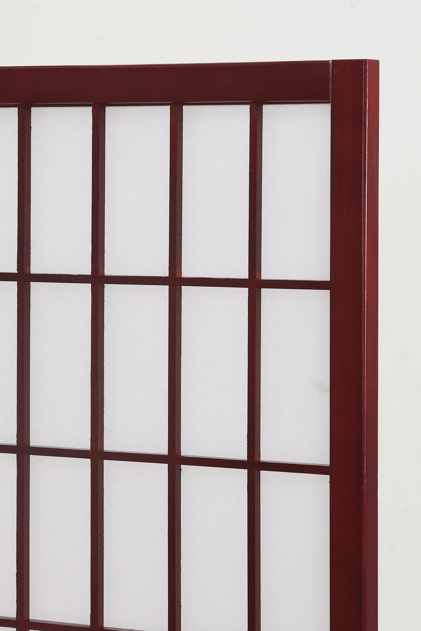 4 Panel Cherry Oriental Shoji Screen / Room Divider