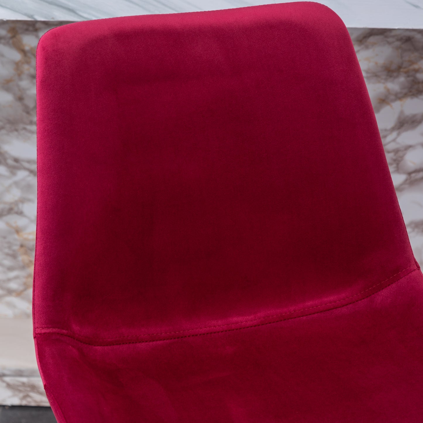 Roundhill Furniture Aufurr Modern Velvet 26.50 Counter Height Stool, Set of 2, Red