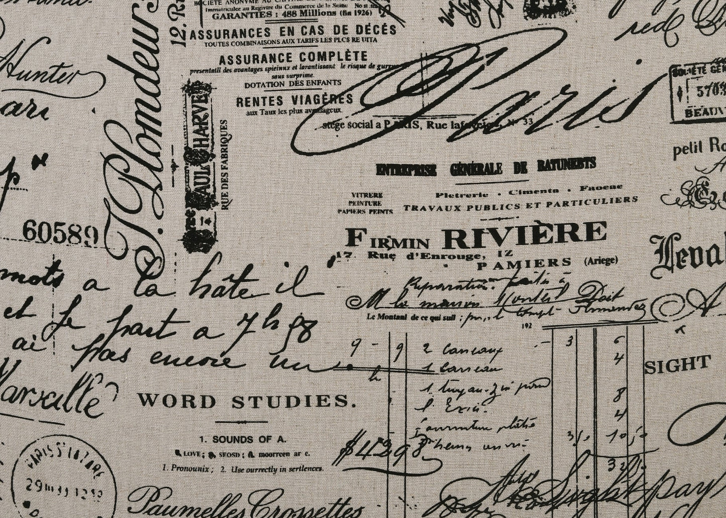 Birmingham 6-piece Counter Height Dining Set, Driftwood Finish Trestle Table with 4 Chairs and Bench