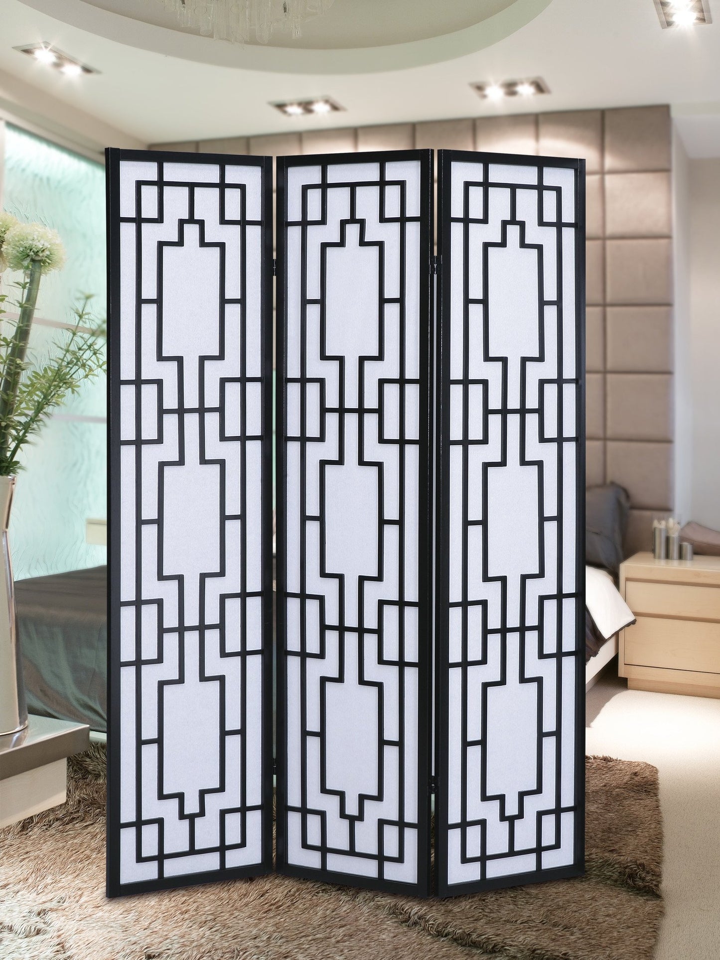 Sudoku 3 Panel Room Divider Screen