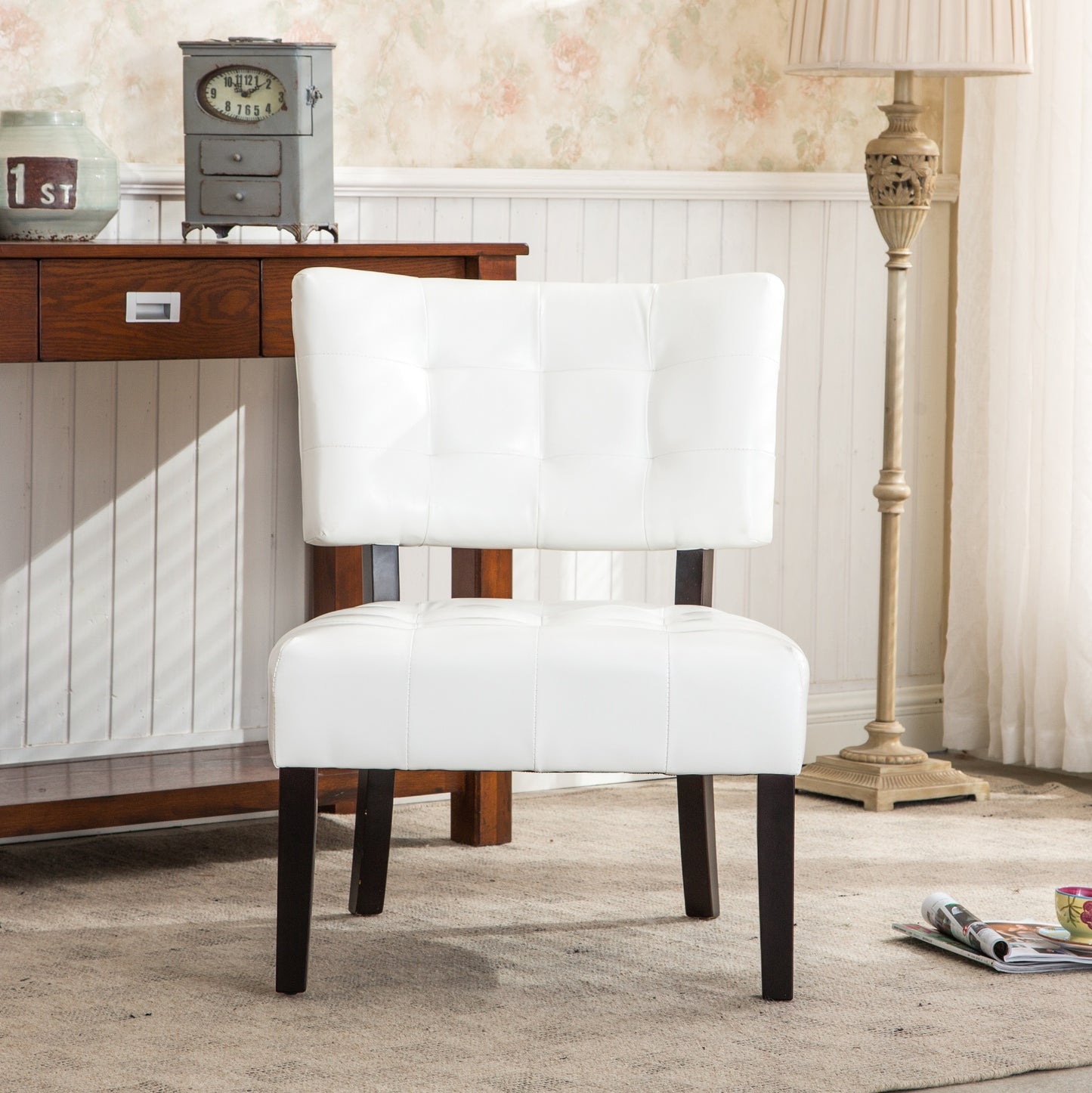 Movile Tufted Accent Chair, Oversized Seating