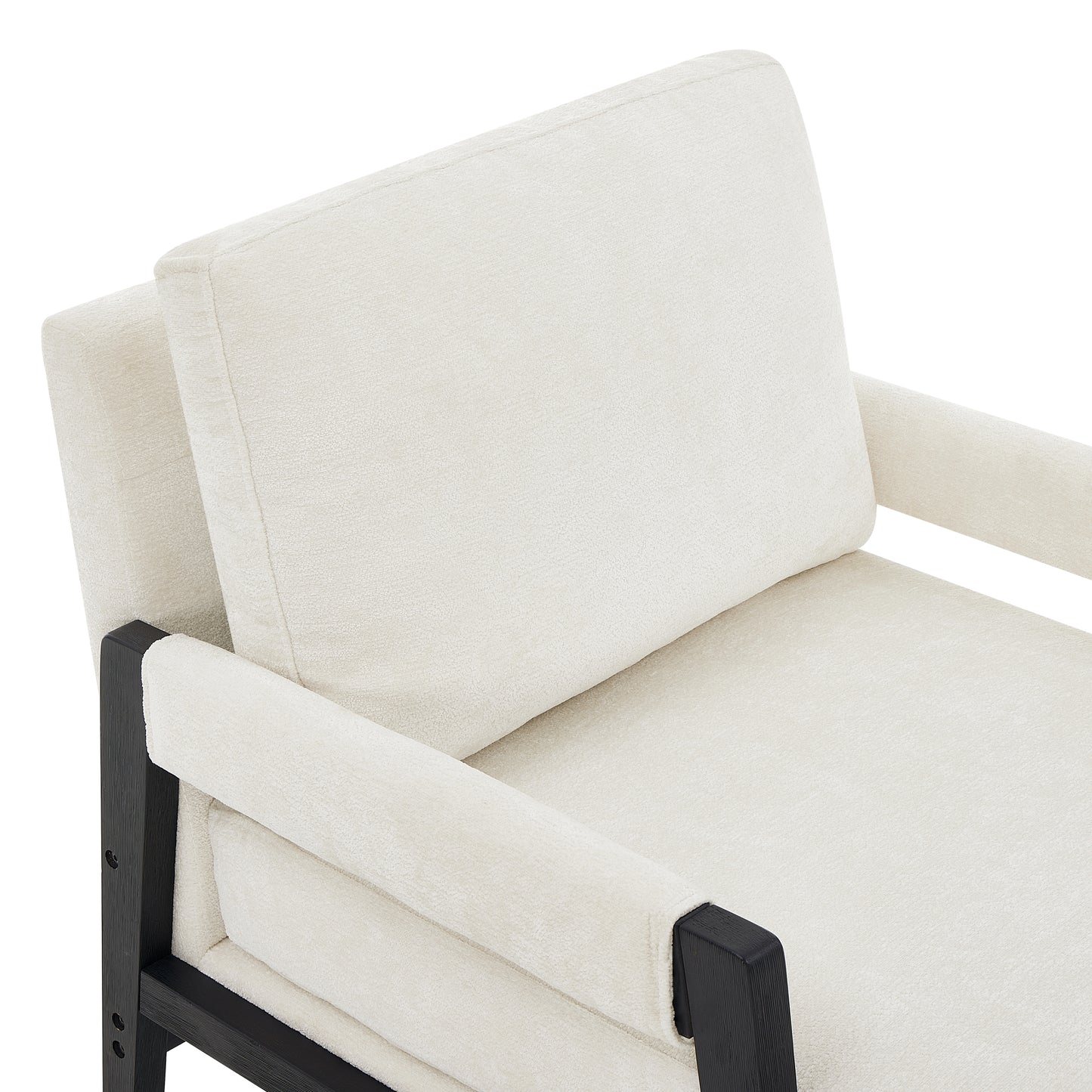 Roundhill Furniture Kelly Mid-Century Modern Chenille Upholstered Accent Armchair, Available in 5 Colors