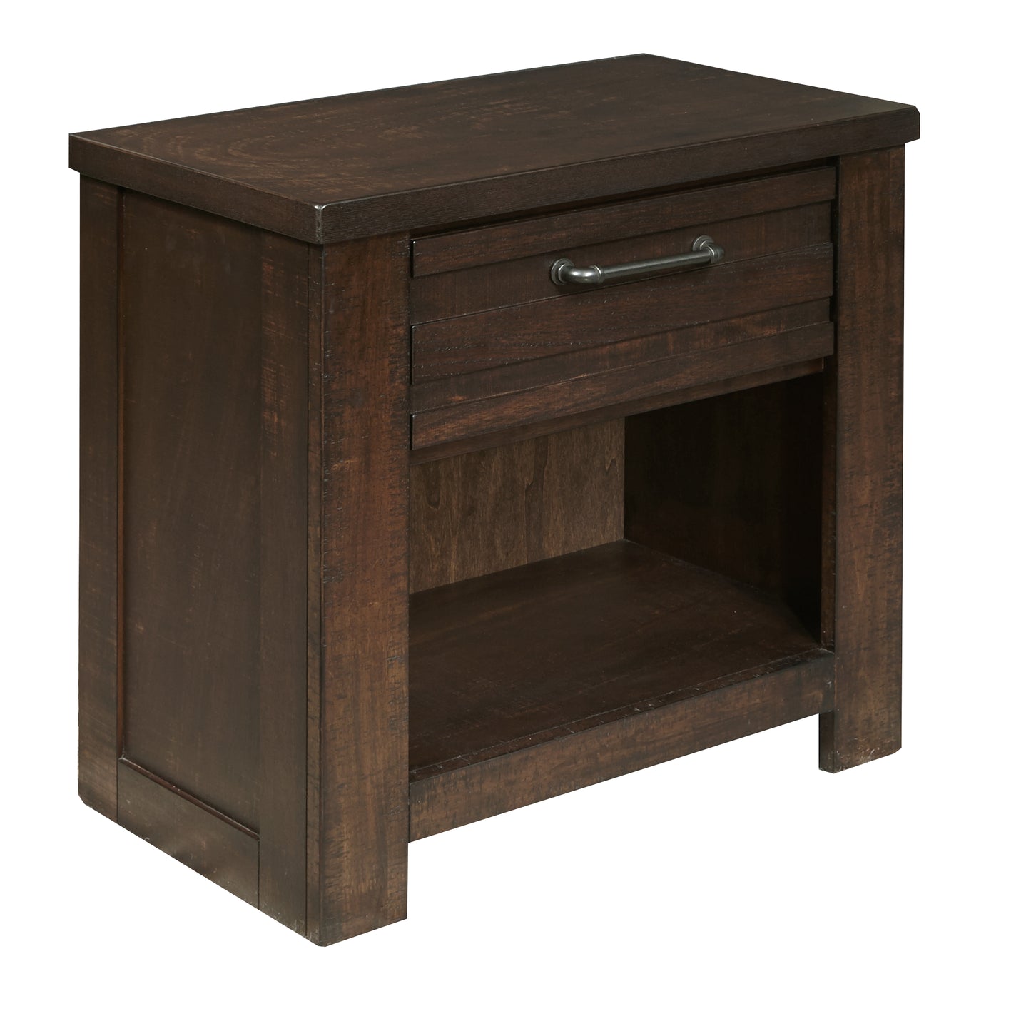 Sedona Transitional Wood Drawer Nightstand in Espresso