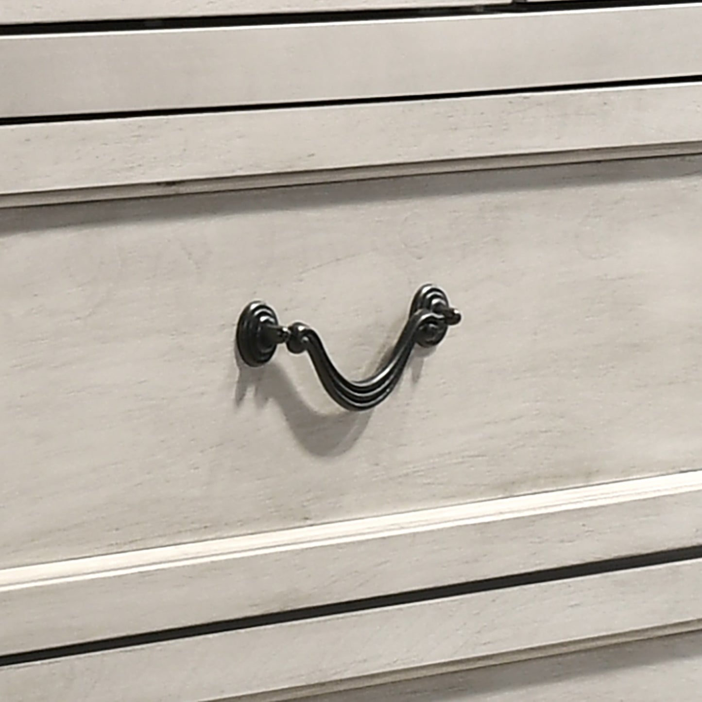 Roundhill Furniture Maderne Traditional Wood 3-Drawer Nightstand