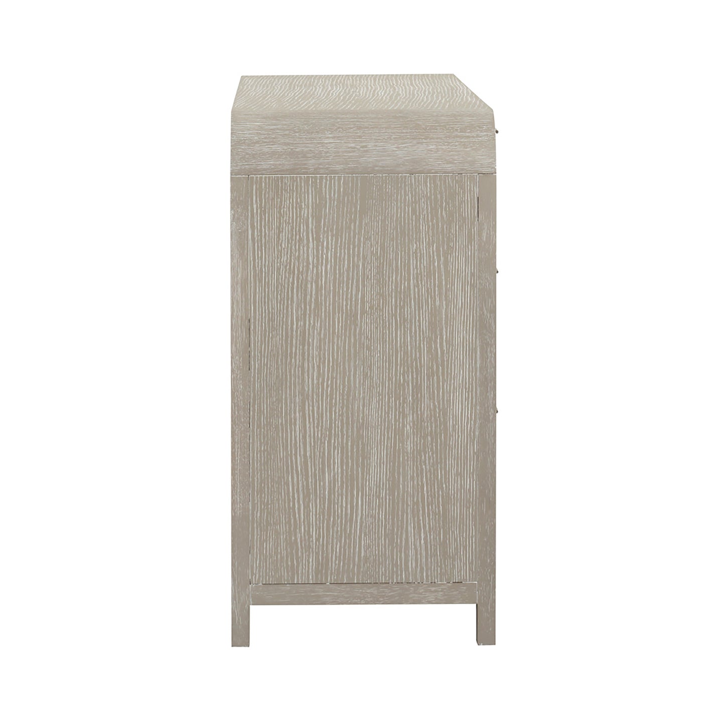 Roundhill Furniture Tavari Contemporary 6-Drawer Wood Dresser, Light Gray