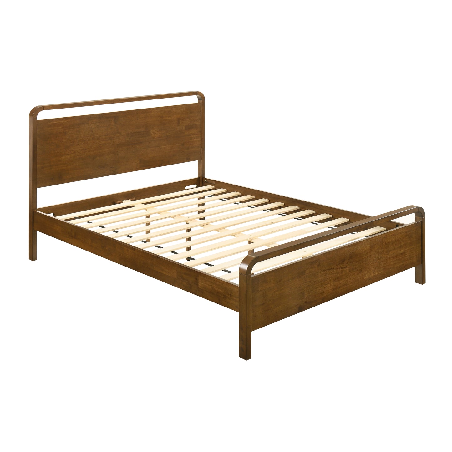 Roundhill Furniture Eldren Wood Bedroom Collection, Walnut Finish