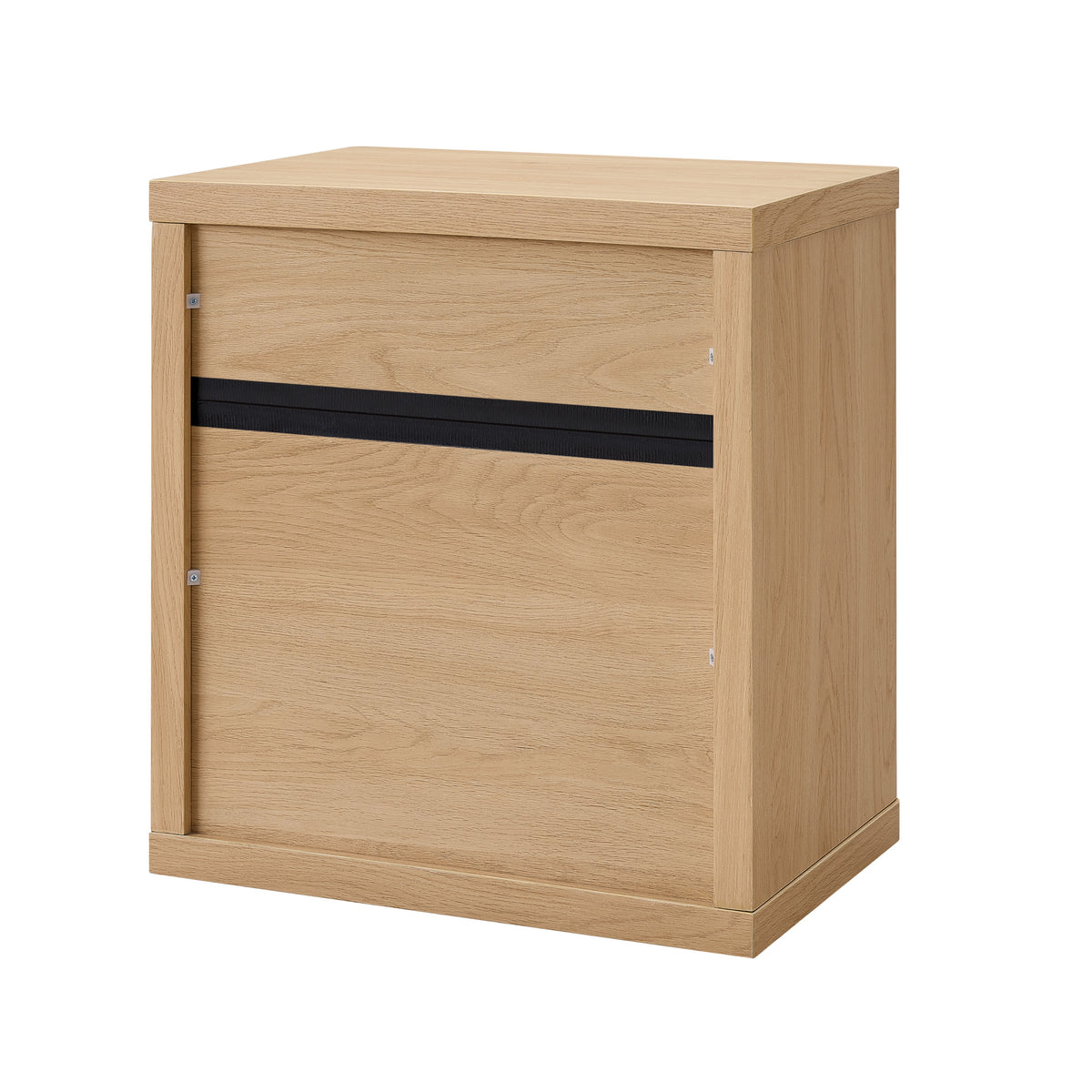 Roundhill Furniture Aria Modern Fluted Nightstands, Side Tables, Set of 2