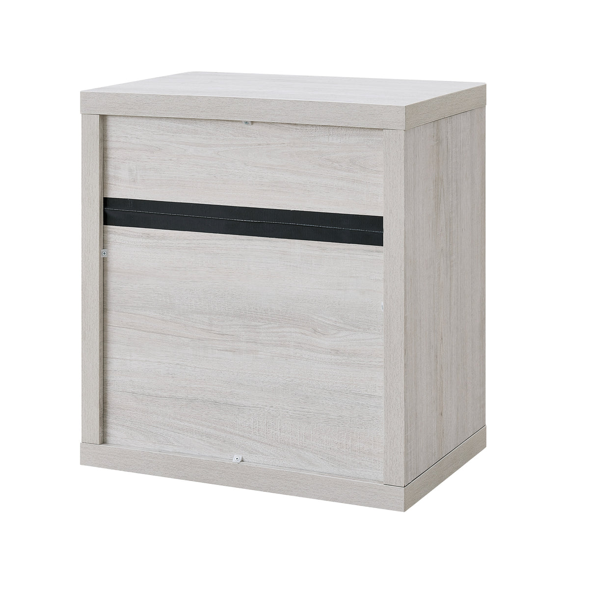 Roundhill Furniture Aria Modern Fluted Nightstands, Side Tables, Set of 2
