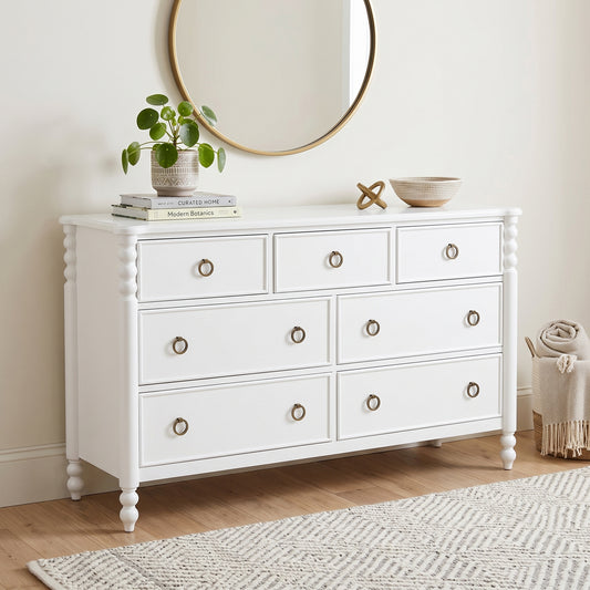 white round dresser Jarin 60" Designer Faux Belgian Linen Tactile wood surfaces are wire brushed to simulate the raised grain patina of naturally weathered wood Next White Bedside Dresser White