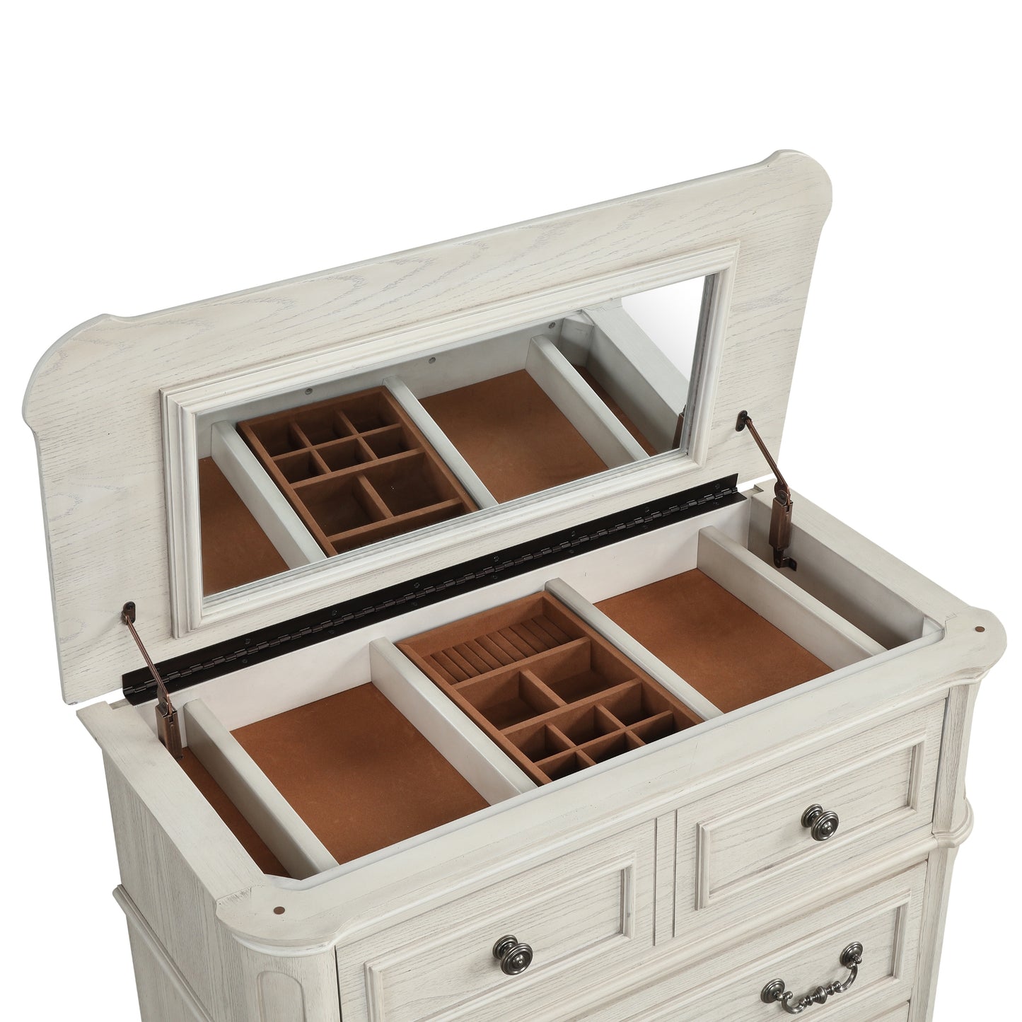 Roundhill Furniture Nelson French Traditional Bedroom Collection, Antique White