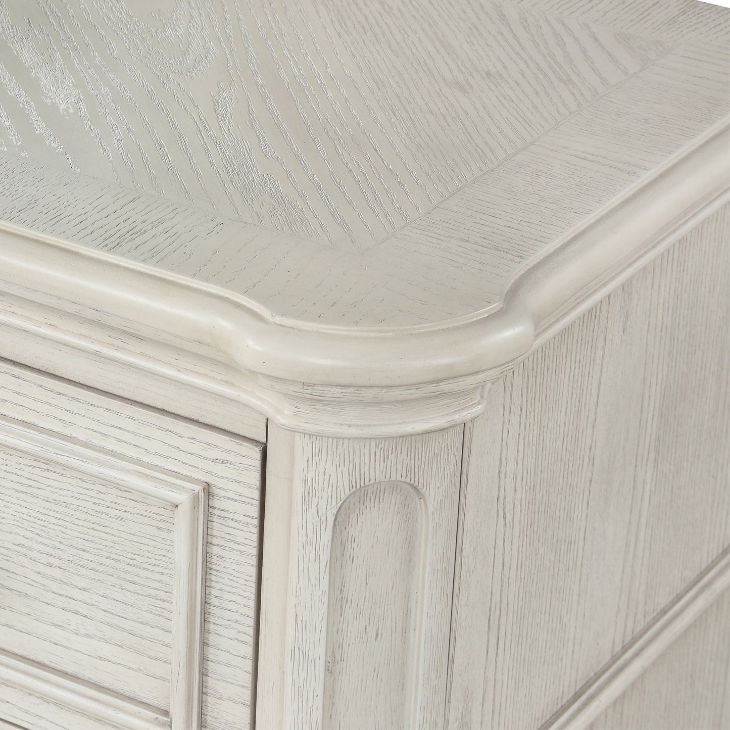 Roundhill Furniture Nelson French Traditional Bedroom Collection, Antique White