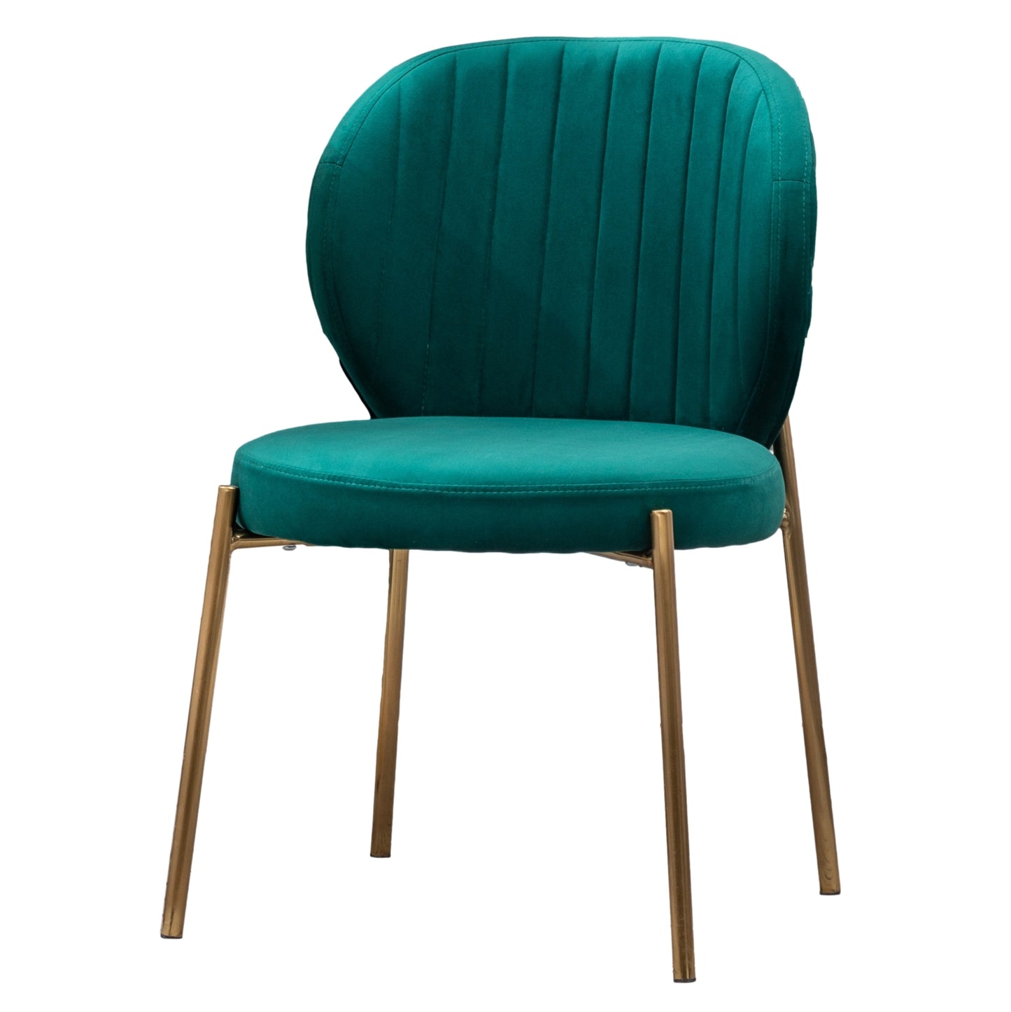Amoa Contemporary Velvet Upholstery Dining Chair, Green