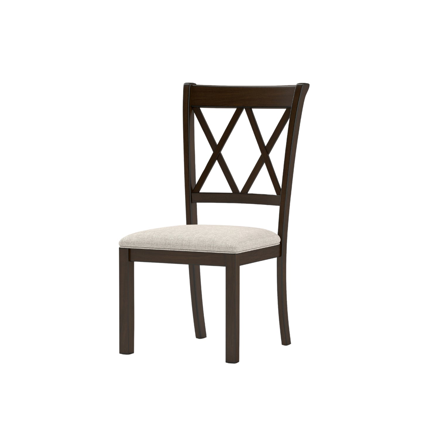 Windvale Upholstered Cross-back Dining Chair, Set of 2