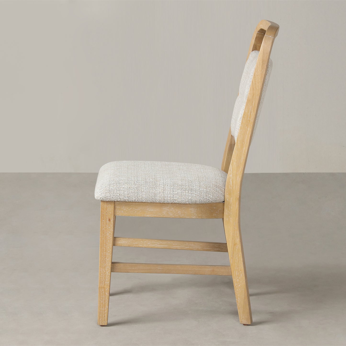 Roundhill Furniture Arden Solid Wood Frame Dining Chairs, Set of 2