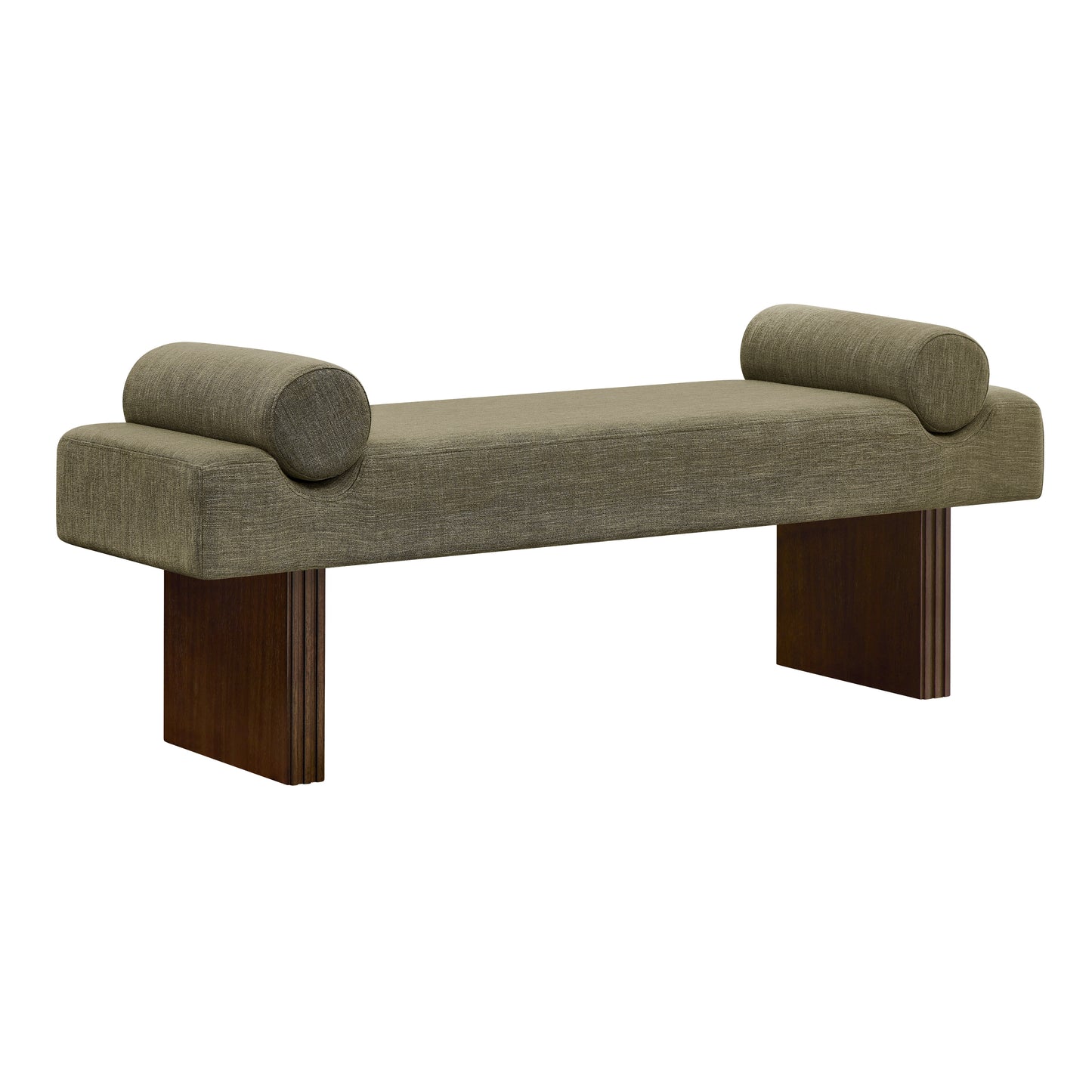 Roundhill Furniture Brooke Contemporary Upholstered Bench